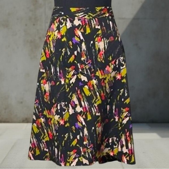Lane Bryant Swing Pleated Skirts Multi Colored skirt Size 16 - Picture 13 of 13